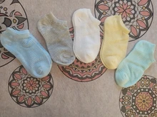 Calcetines de algodón para niños y adolescentes, calcetín de malla ultradelgado para niños de 1 a 12 años, 5 par/lote, novedad de verano