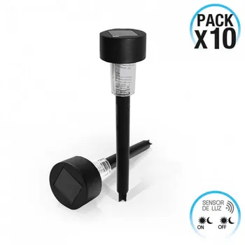 

Pack 10 Beacons Outdoor LED Solar with Twilight Sensor
