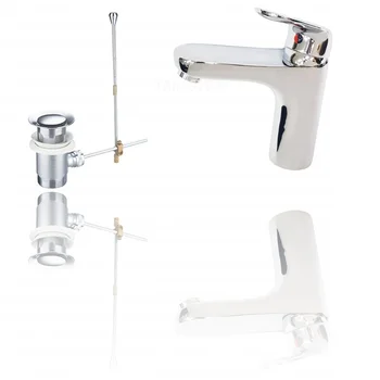 

BATHROOM MIXER SINK ESY_52954 WASTE DRAIN FILTER FIXED DOUBLE HOLE