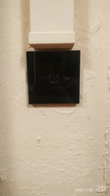 EsooLi-Interruptor táctil de cristal para la pared, inalámbrico, con control de voz, material retardante de fuego, compatible con app Tuya y Smart Life, apto para la Unión Europea y Reino Unido