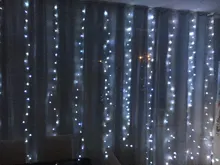 LED Garland Curtain Battery Fairy-Lights Window The on USB Christmas 3MX3M