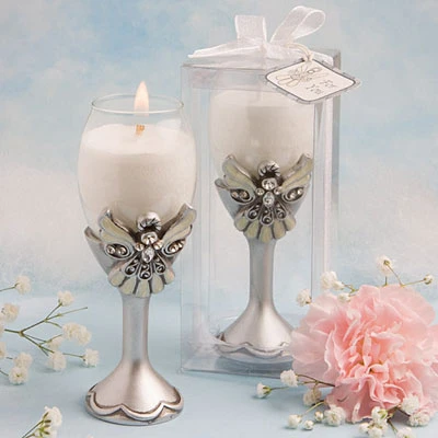 Lote de 10 Velas Elegant Angel 1ªComunión - Detalles y regalos para bodas,  recuerdos de bautizo y comunión para invitados