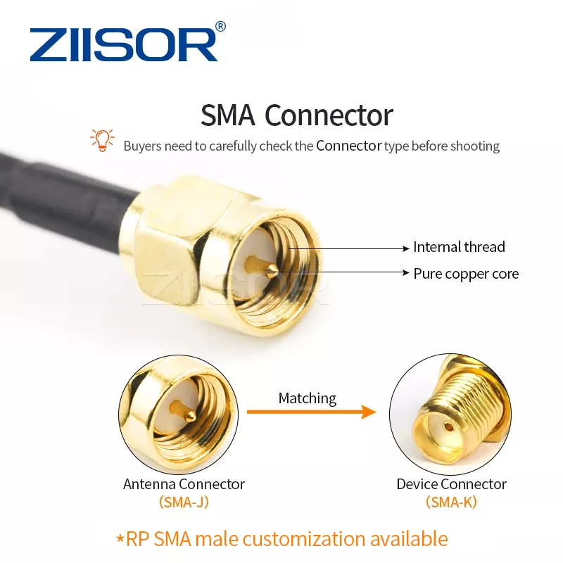 4G Antenna SMA Male Wifi for Router LTE Omnidirectional Screw Fixing Aerial with Magnet 4g antenna lte antenna wifi antenna