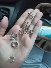 Pendientes de Clip de Cruz Simple para mujer y niña, 2 uds., aretes de Zirconia cúbica con perlas, Clip para oreja sin joyería Piercing