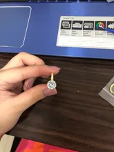 EMMAYA-Pendientes llamativos de 10 colores diferentes, bisutería con cierre de tipo botón, elementos naturales