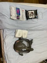 Respirador de cara completa antiniebla 6800, mascarilla de Gas para pintura Industrial, mascarilla para fumigación, seguridad, filtro de trabajo, protección de formaldehído
