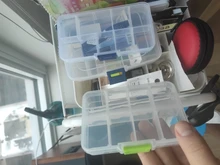 Tool-Box Part-Container Craft-Organizer Screws Fishing-Storage-Box Plastic Case Small