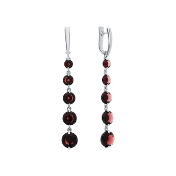 

Silver earrings with cubic zirconium sunlight sample 925