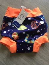 Pantalones de entrenamiento para niños, bragas a prueba de fugas, pañales de cintura alta para natación de recién nacidos, bañadores de tela para niños y niñas
