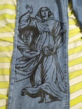 SHENGPALAE-pantalones vaqueros de pierna ancha para mujer, Jeans holgados informales con estampado de Hip-hop para verano, 2021