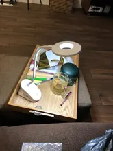 Study Lamps Magnifier Touch-Clip Gooseneck Usb-Table-Light Flexo Rechargeable 18650 Battery