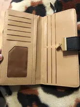 Cartera larga de piel sintética para mujer, bolso dorado con hojas ahuecadas, monedero, tarjetero