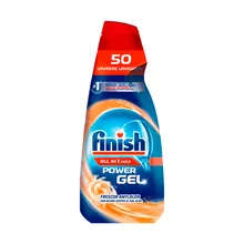 Finish Fresh Burst все-в-одном моющее средство для посудомоечной машины power Gel 1 л(50 использований