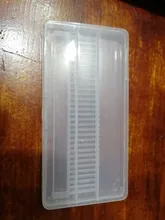 Caja de almacenamiento clara de 10/20/30 ranuras para limas de uñas, contenedor para accesorios de uñas