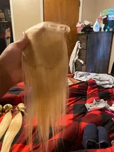 Mechones de cabello humano liso Remy brasileño con cierre, mechones de pelo negro perla rubio miel, 613 mechones, envío gratis