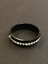 Anillo de piedra de circonia cúbica para mujer, sortija de boda Vintage de acero inoxidable, compromiso, oro amarillo