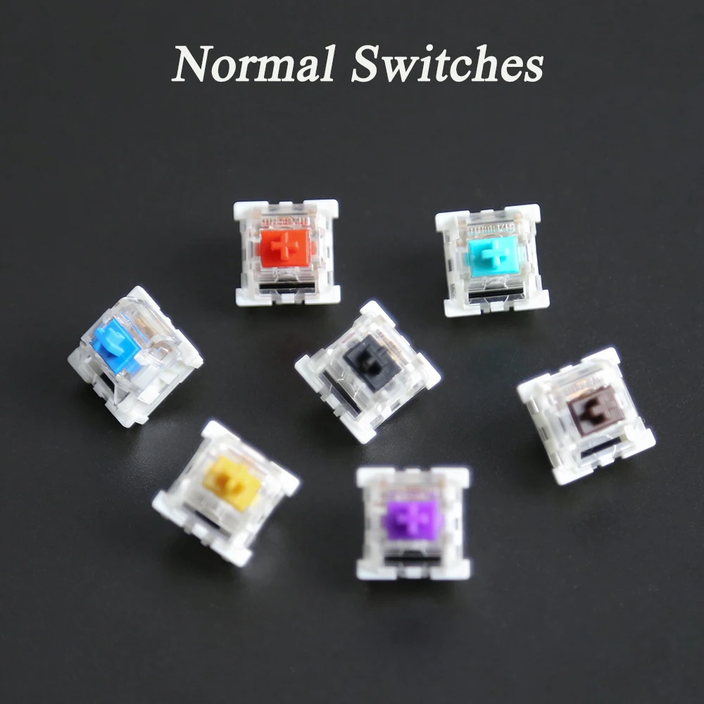Outemu Mechanical Keyboard Switches Silent Clicky Linear Tactile Game Switches 3pin Keyboard MX Switches for Red Tea Blue Shaft