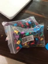 100PCS Aluminum Pigeon Bird Foot ring Identification Race pigeons color tools