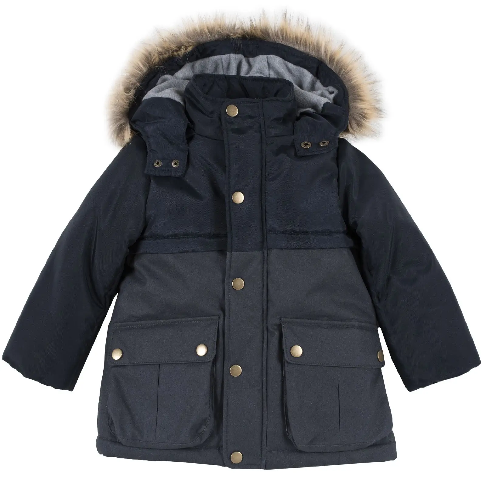 Куртка Chicco для мальчиков цвет тёмно-серый | Мать и ребенок