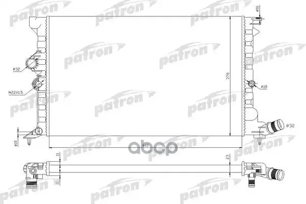 Cooling System radiator Citroen: Xantia 1.9d 93-98 ( | Бытовая техника