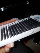 Extensiones de pestañas individuales, 16 hileras, visón falso, gruesas, naturales, clásicas