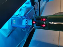 Probador USB U96, voltímetro Digital de CC, amperímetro, cargador tipo batería externa, indicador, medidor de corriente de voltaje, detector + carga + cocodrilo