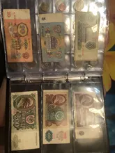 Collecting-Holder Banknote-Paper Sleeves Album-Protection Money-Album Leaf-Sheet Page