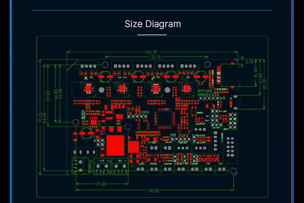 peças e acessórios em 3d