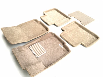 

Textile 3D mats euromat3d luxe in the salon for Mercedes-Benz w167 (GLE-class) (2019-) with metal sub-spot