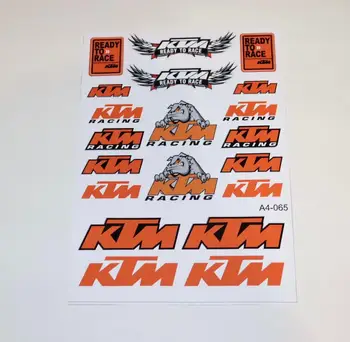 

KTM Ready To Race Racing Logo Motorcycle Sticker Set 20 Pieces