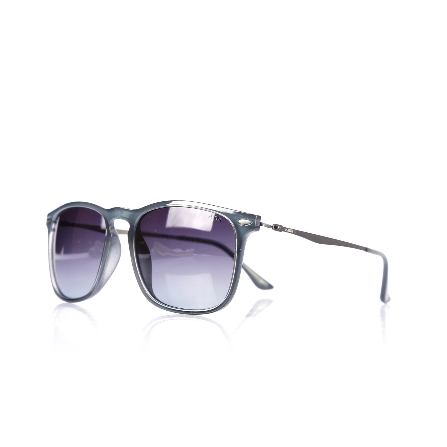 

Unisex sunglasses hw 1638 03 bone gray organic square square 55-18-142 hawk