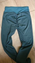 NORMOV-Pantalón con mallas de encaje para mujer, leggins de mallas de encaje perfecto, elástico de realce con cintura alta y largo al tobillo de poliéster
