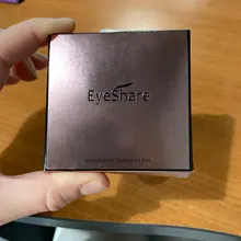 EYESHARE-1 par (2 uds) de lentes de Color de cristal Natural, para cosméticos para ojos, lentillas de contacto