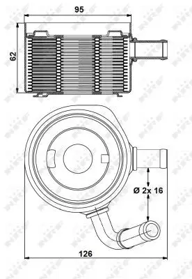 Oil radiator RE 5dci NRF 31178 | Автомобили и мотоциклы