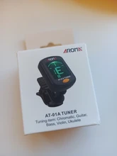 Guitar Tuner Chromatic Bass Ukulele Rotatable Black for Acoustic Lcd-Display