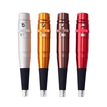 Пудра микропигментация татуировки Полупостоянный макияж ручка микроблейдинг бровей Тату машинка для макияжа швейцарская моторная ручка пистолет