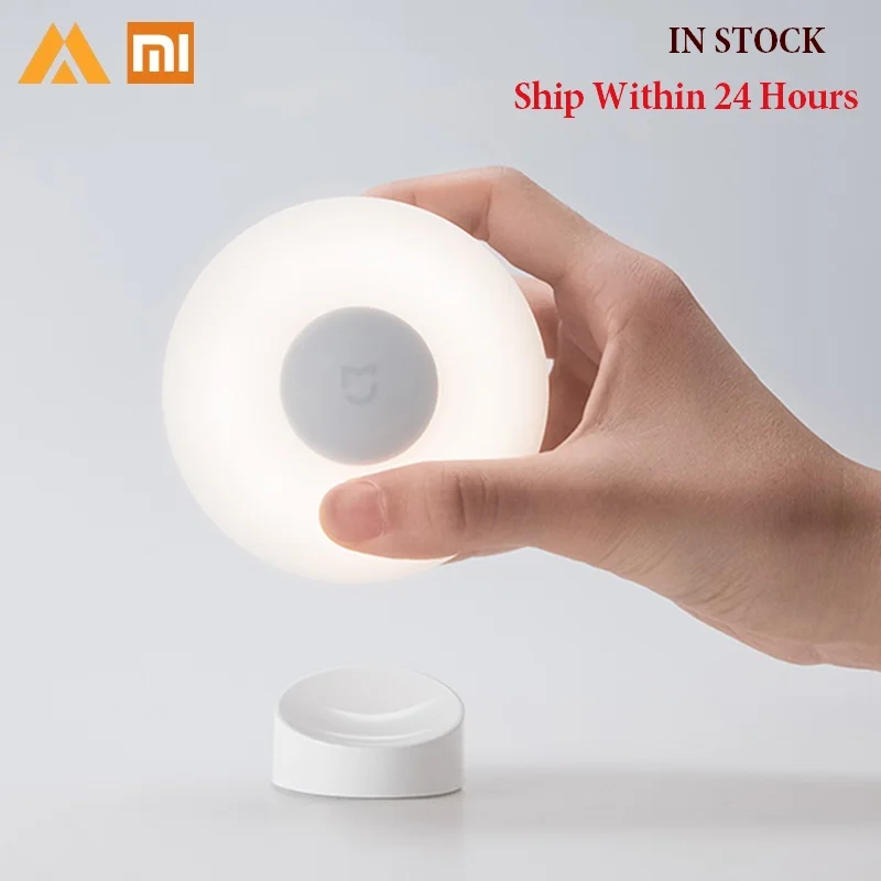 2019 новейший Xiaomi Mijia Ночной светильник 2 магнитное притяжение 360 Вращающийся