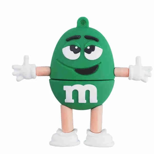 USB накопитель 8GB сувенирный M&ampM'S зеленый |