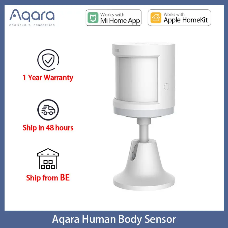 Aqara-Sensor de movimiento inteligente de cuerpo humano, dispositivo de movimiento inalámbrico ZigBee Gateway wifi hub para Xiaomi mijia Smart home Mi home