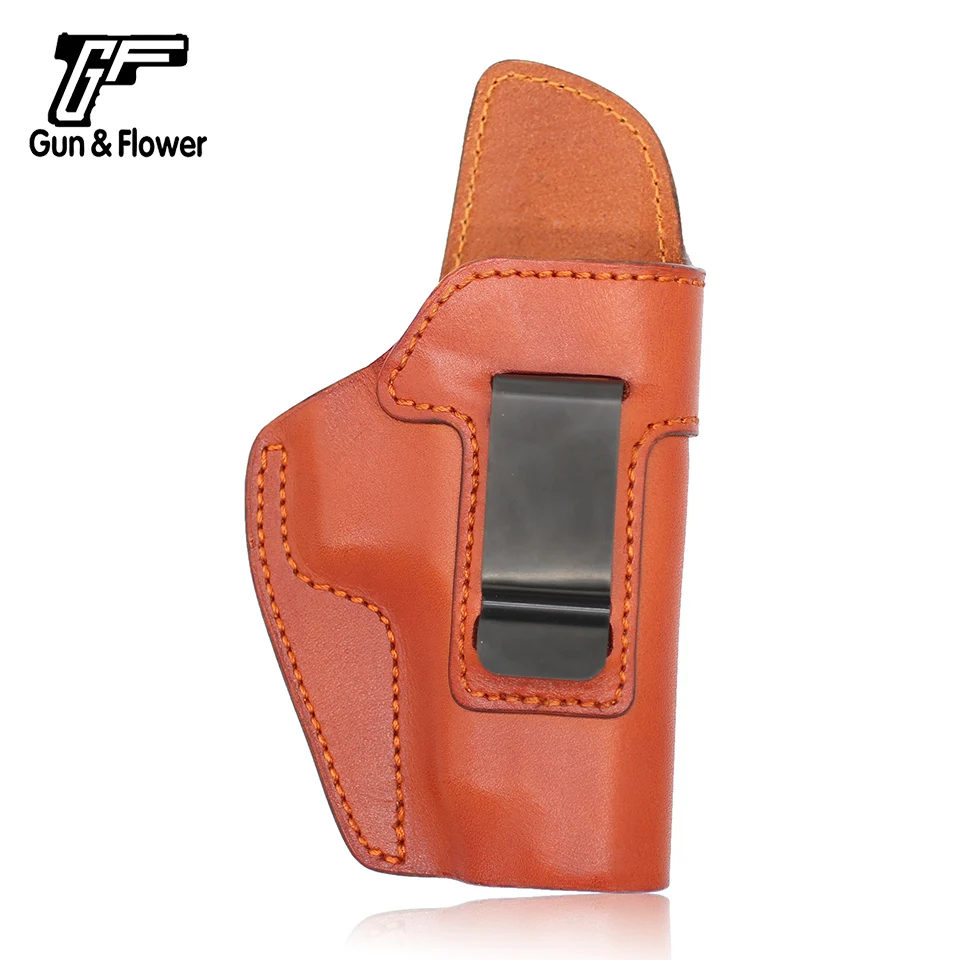 Gunflower тактическая IWB кожаная кобура Скрытая переноска подходит для большинства SIG P226 стиль пистолеты