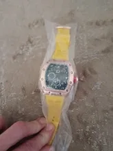 Reloj deportivo con esfera grande para hombre, cronógrafo de cuarzo, militar, dorado, de lujo, Hip-Hop