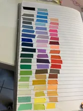 Conjunto de cintas Washi básicas, listones de colores sólidos arcoiris, autoadhesivos, para decoración y recortes, articulo de papelería para diario, 60 unidades por paquete