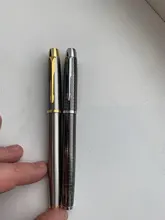 Pluma estilográfica de Metal de alta calidad, suministros de papelería para oficina y escuela, escritura, negocios, firmar, caligrafía, 1 unidad, 03923