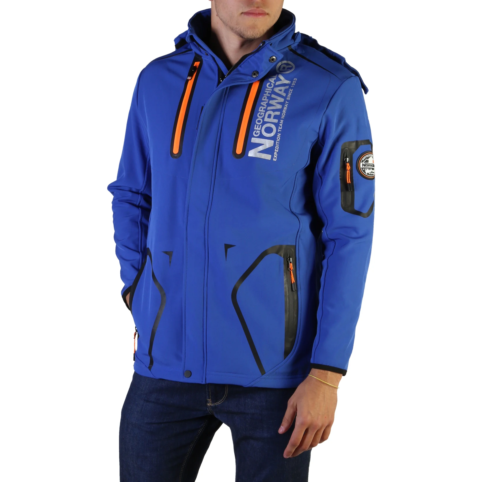Geographical Norway Tyreek_man мужские синие 102562. Цвет: синий, Размер: LGeographical Norway8050750412556