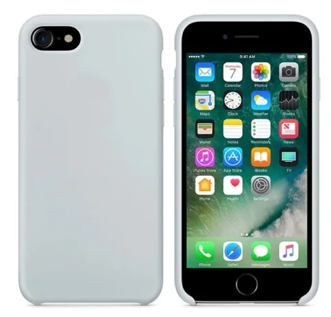 Официальный силиконовый чехол для телефона с логотипом для iPhone 7 8 11 чехол для iPhone 7 8 Plus 11 Pro Max XS XR - Цвет: 5-Mist Blue