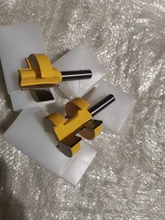 Cortador de dientes cuadrado con ranura en T, vástago de 8MM, fresa, cuchillo de tallado, brocas de enrutador para madera, herramienta para carpintería, 2 uds.