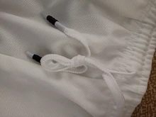 Pantalones cortos blancos de poliéster de estilo japonés para hombre, pantalones deportivos para correr, informales, con cintura elástica, sólido, ropa estampada de verano