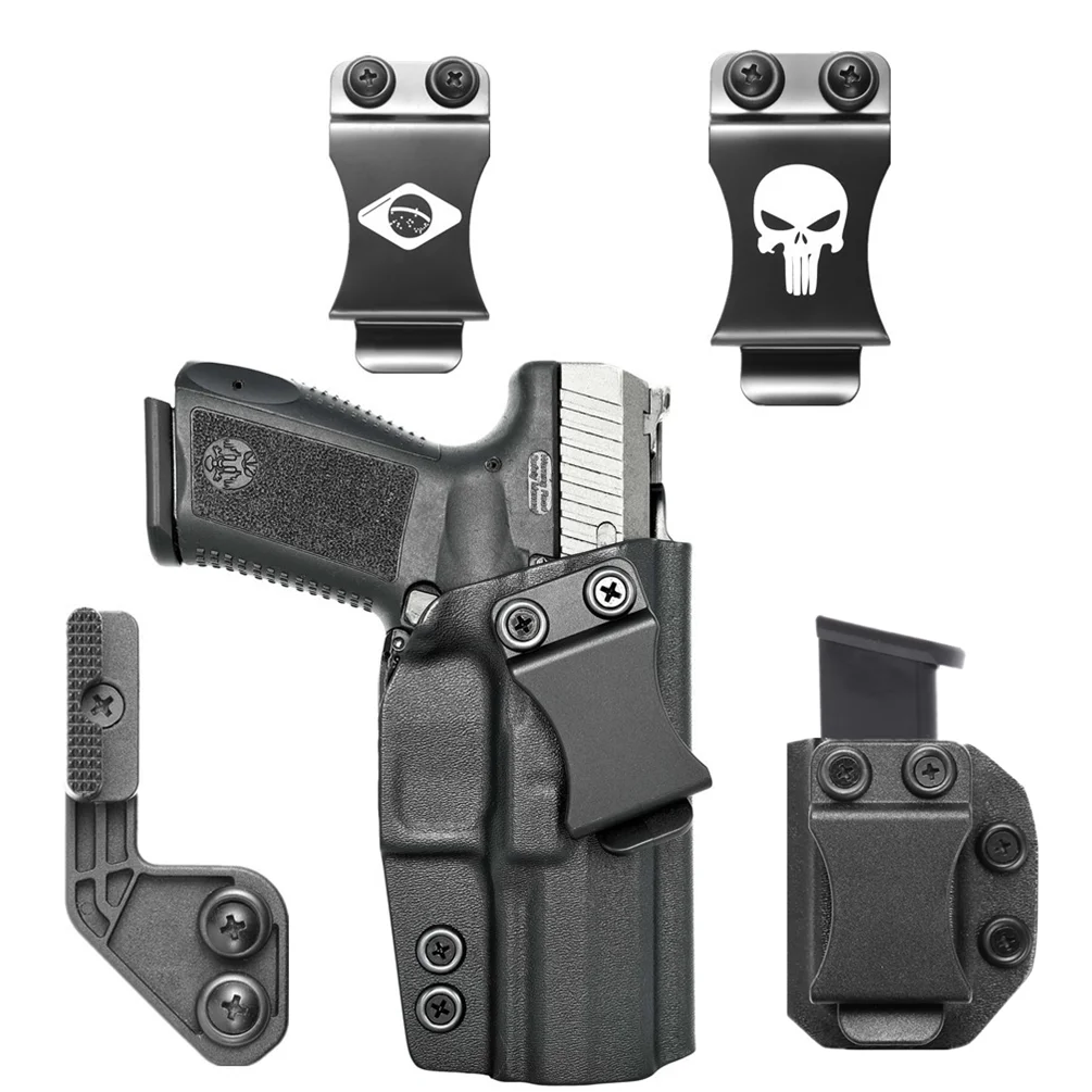 Clip Metallica Per Cintura, Fodero Posteriore In Metallo, Gancio Per Fondina Kydex IWB, Accessorio Universale Per Guaine Porto D'armi