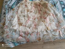 Pleated-Skirt Mesh Sequins High-Waist Womens Elegant Embroidery Two-Layer Dragonfly