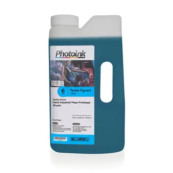 

Ricoh Gen4/Gen5 Head for 1000 ml BLUE CYAN Textile Ink (T-RTP)
